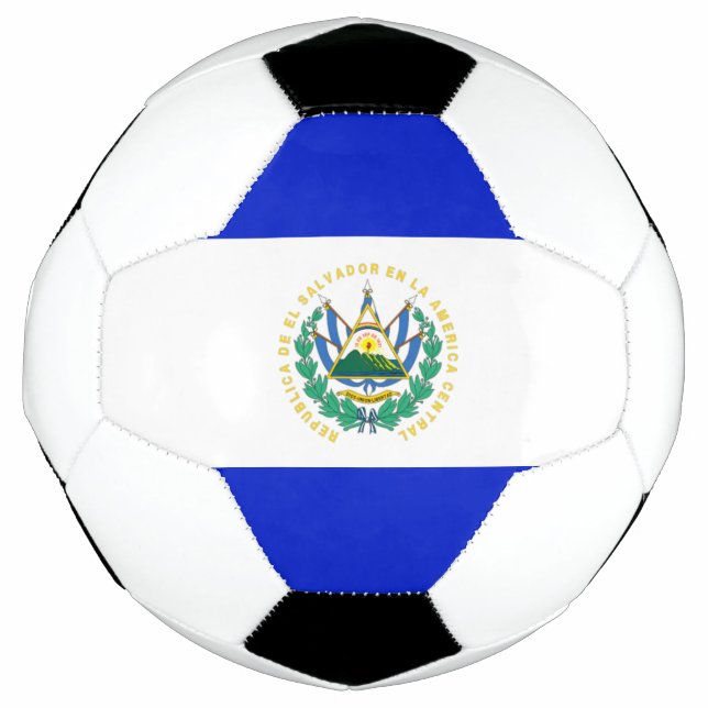 Bola De Futebol Bandeira de El Salvador (Frente)