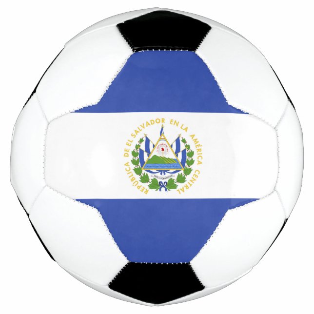 Bola De Futebol Bandeira de El Salvador (Frente)