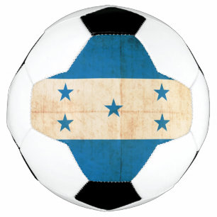 Bola De Futebol Bandeira De Grunge Nas Honduras