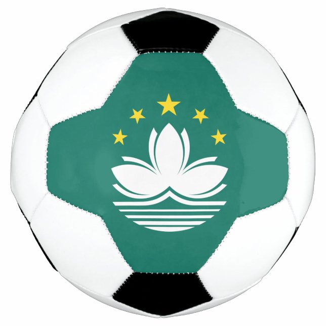Bola De Futebol Bandeira de Macau (Frente)