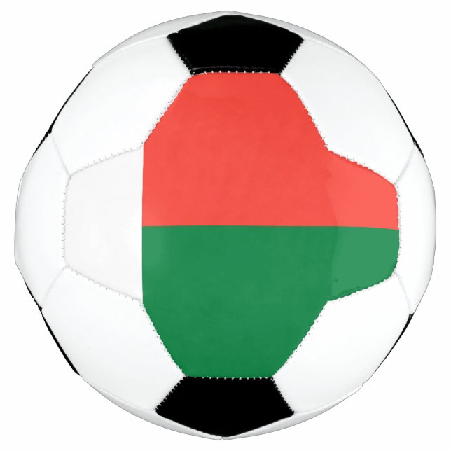 Bola De Futebol bandeira de Madagáscar (Frente)