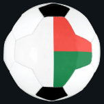 Bola De Futebol Bandeira de Madagáscar<br><div class="desc">Bandeira patriótica de Madagáscar</div>