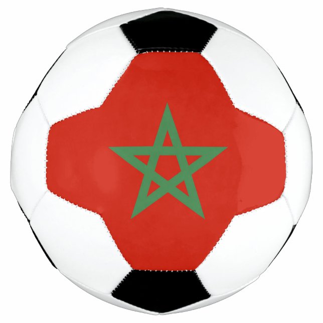 Bola De Futebol Bandeira de Marrocos (Frente)