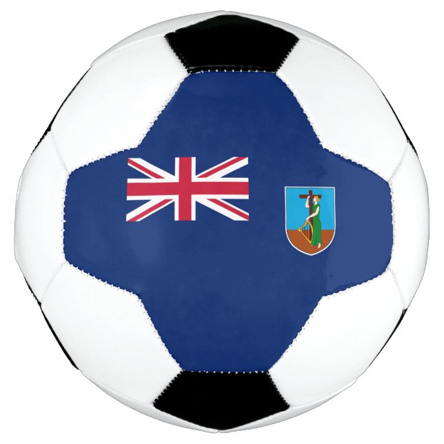 Bola De Futebol Bandeira de Montserrat (Frente)