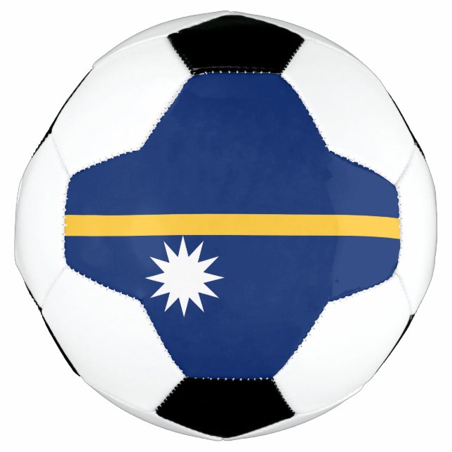 Bola De Futebol Bandeira de Nauru (Frente)