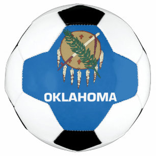 Bola De Futebol bandeira de Oklahoma
