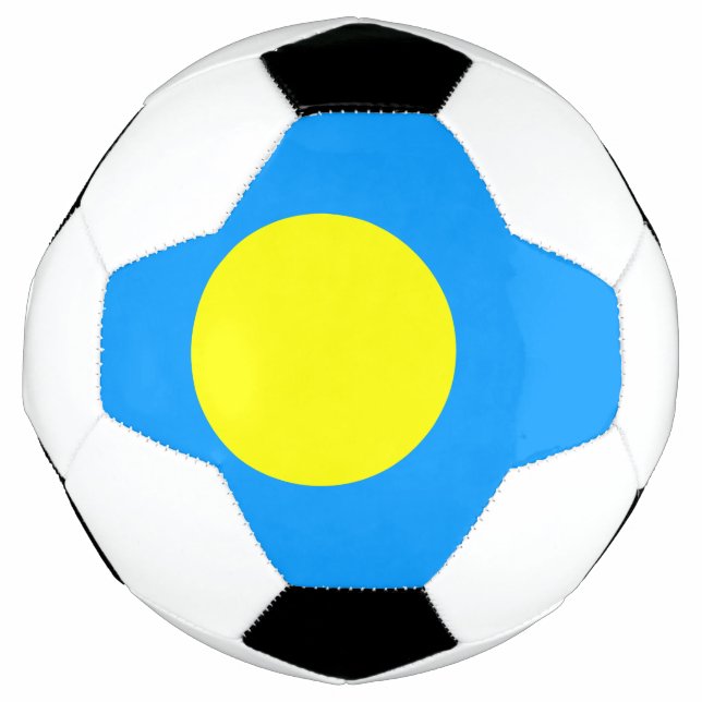 Bola De Futebol Bandeira de Palau (Frente)