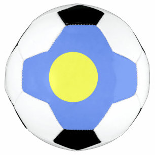 Bola De Futebol bandeira de Palau