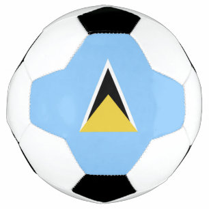 Bola De Futebol bandeira de Santa Lúcia