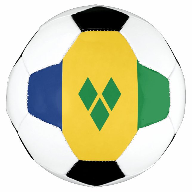 Bola De Futebol Bandeira de São Vicente (Frente)