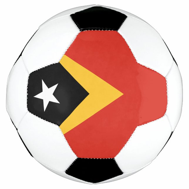 Bola De Futebol Bandeira de Timor-Leste (Frente)
