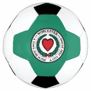 Bola De Futebol Bandeira de Worcester, Massachusetts