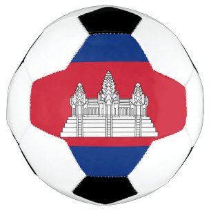 Bola De Futebol Bandeira do Camboja