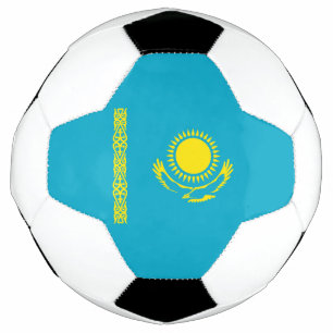Bola De Futebol Bandeira do Cazaquistão