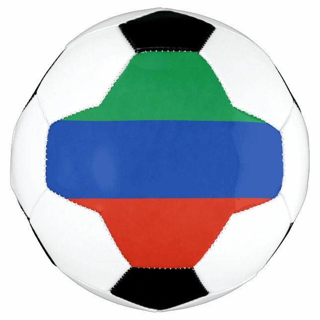 Bola De Futebol Bandeira do Daguestão (Frente)