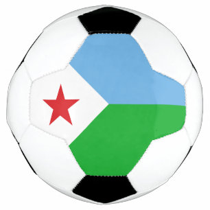 Bola De Futebol Bandeira do Djibuti