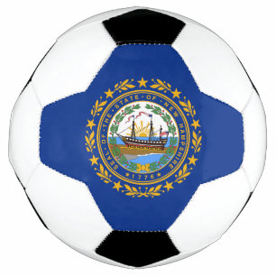 Bola De Futebol Bandeira do Estado de New Hampshire