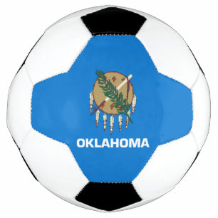 Bola De Futebol Bandeira do estado de Oklahoma