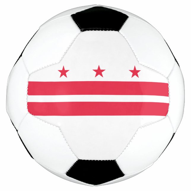 Bola De Futebol Bandeira do Estado de Washington DC (Frente)
