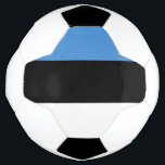 Bola De Futebol Bandeira do futebol da Estônia<br><div class="desc">Bandeira do futebol da Estônia</div>