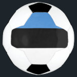 Bola De Futebol Bandeira do futebol da Estônia<br><div class="desc">Bandeira do futebol da Estônia</div>