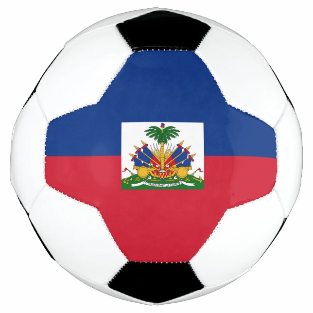 Bola De Futebol Bandeira do Haiti (Frente)