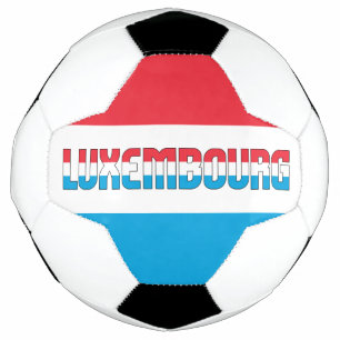 Bola De Futebol Bandeira do Luxemburgo Tricolor Patriótico
