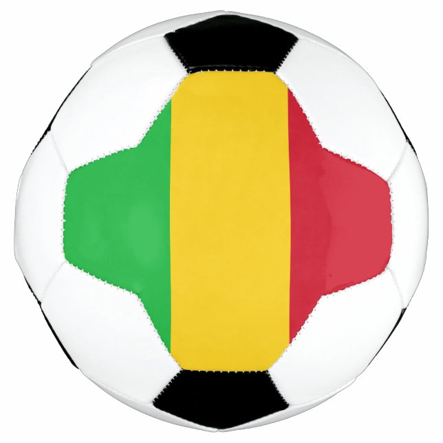 Bola De Futebol Bandeira do Mali (Frente)
