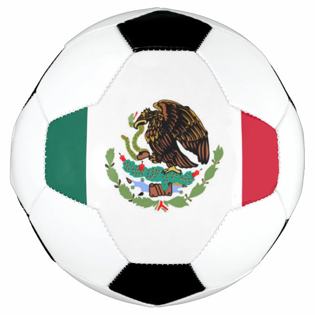 Bola De Futebol Bandeira do México (Frente)
