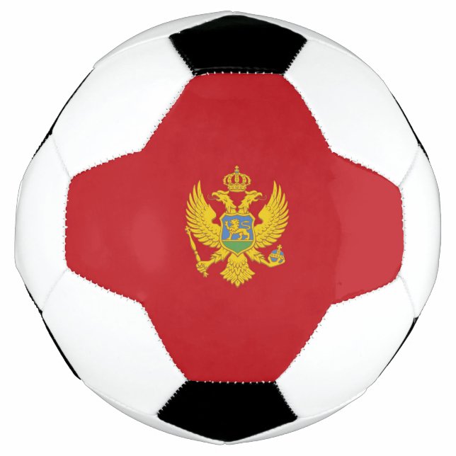 Bola De Futebol Bandeira do Montenegro (Frente)