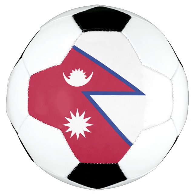 Bola De Futebol Bandeira do Nepal (Frente)