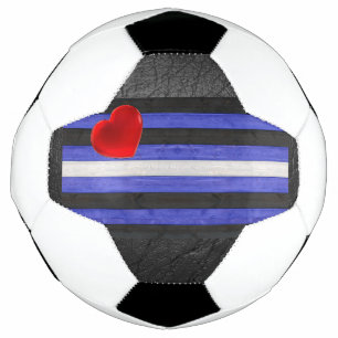 Bola De Futebol bandeira do orgulho de couro SlipperyJoe's preto a