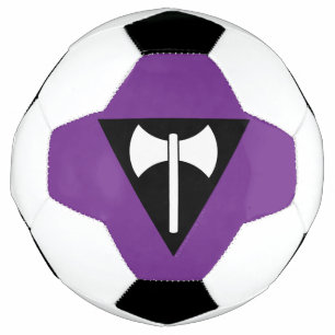 Bola De Futebol bandeira do orgulho lésbico SlipperyJoe feminista 