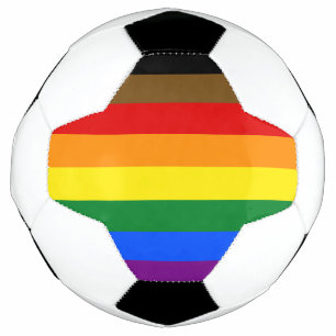 Bola De Futebol Bandeira do Orgulho LGBTQ de Filadélfia