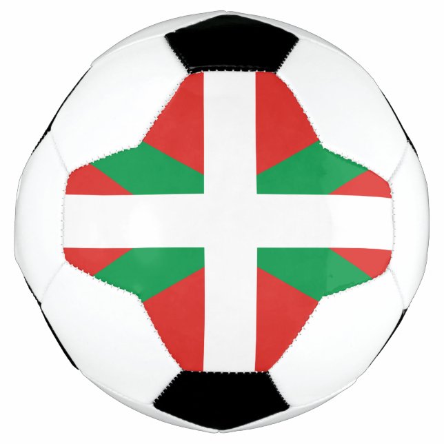 Bola De Futebol Bandeira do País Basco (Frente)