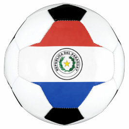 Bola De Futebol bandeira do Paraguai