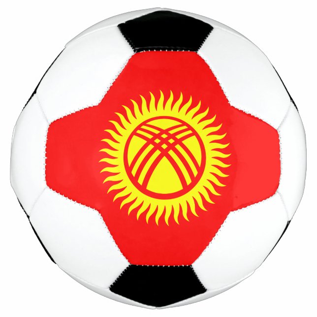 Bola De Futebol Bandeira do Quirguistão (Frente)