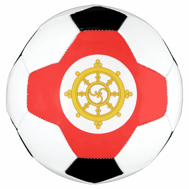 Bola De Futebol Bandeira do Reino de Siquim (Frente)