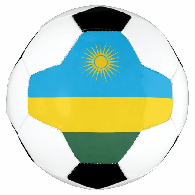 Bola De Futebol Bandeira do Ruanda (Frente)
