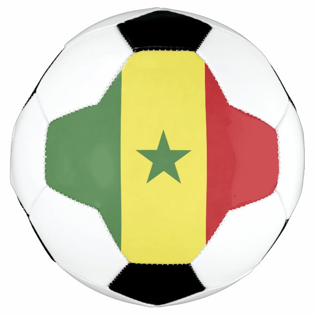 Bola De Futebol Bandeira do Senegal (Frente)