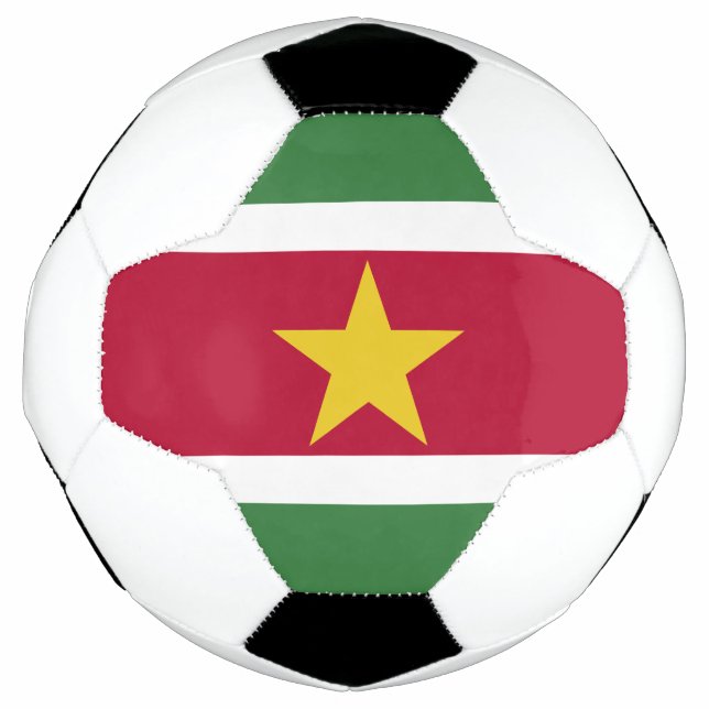 Bola De Futebol Bandeira do Suriname (Frente)