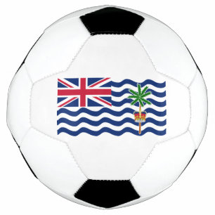 Bola De Futebol Bandeira do Território Britânico do Oceano Índico