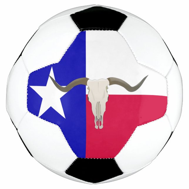 Bola De Futebol Bandeira do Texas (Frente)