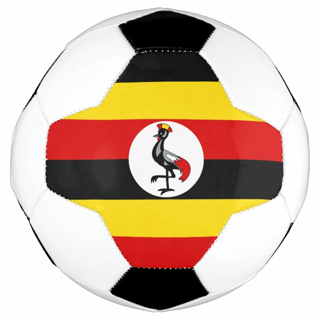 Bola De Futebol Bandeira do Uganda (Frente)