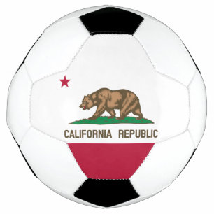 Bola De Futebol Bandeira do Urso da Califórnia: Estado do Ouro de 
