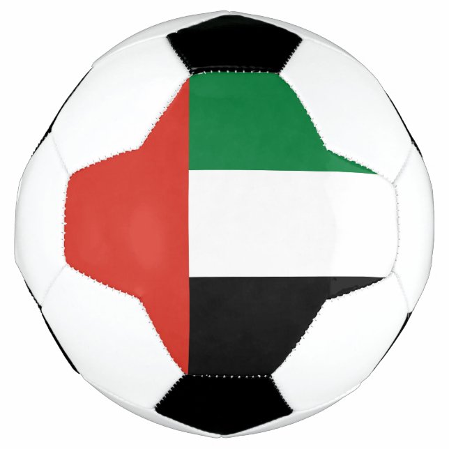 Bola De Futebol bandeira dos Emirados Árabes Unidos (Frente)