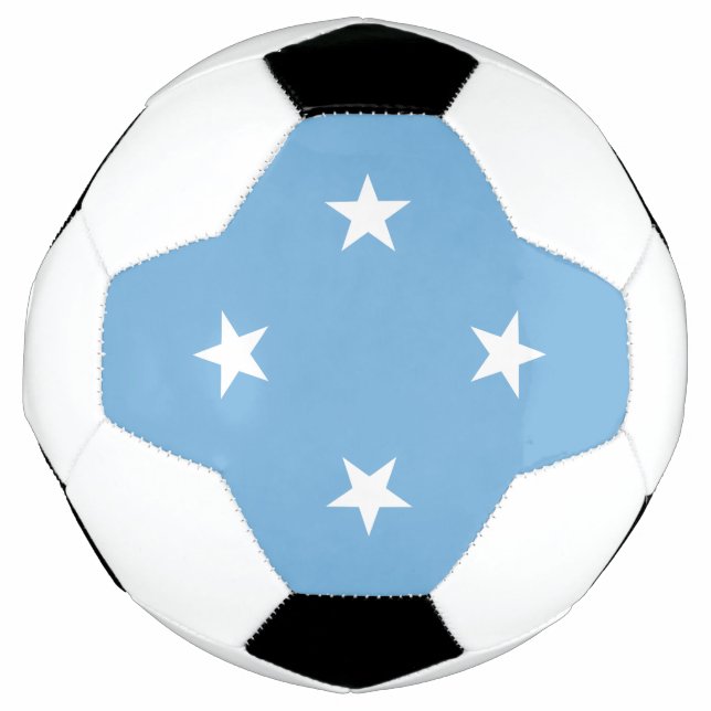 Bola De Futebol Bandeira dos Estados Federados da Micronésia (Frente)