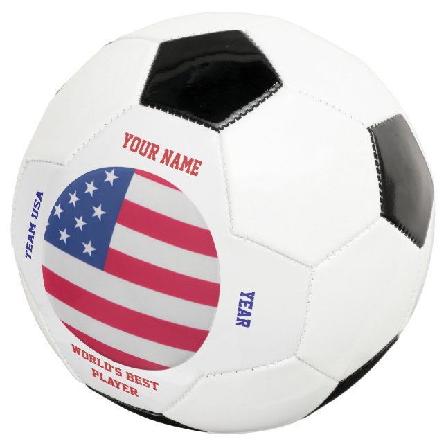 Bola De Futebol Bandeira dos Estados Unidos (Três quartos)