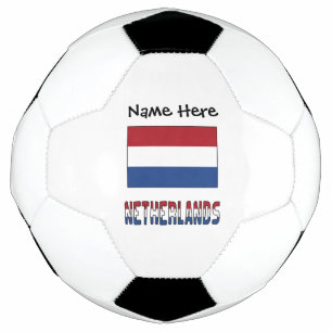 Bola De Futebol Bandeira Holandesa Personalizada 