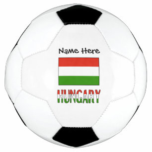 Bola De Futebol Bandeira Húngara Personalizada Hungria